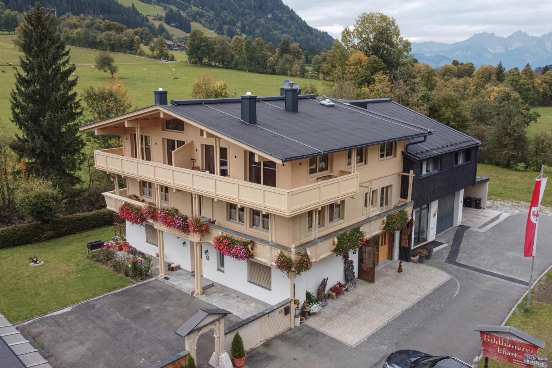 Alte Bildhauerei Apartamento Aurach bei Kitzbuehel Exterior foto